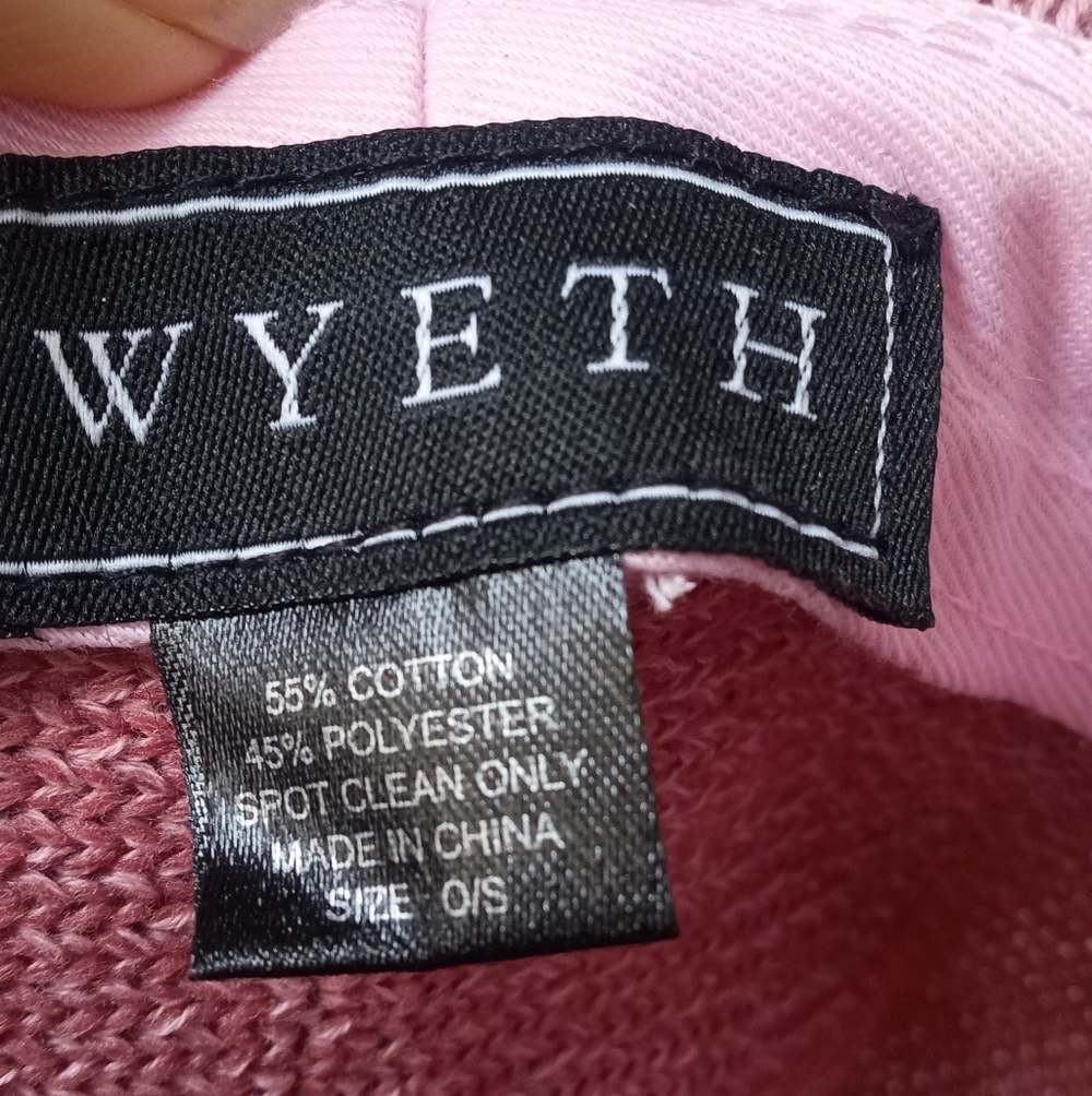 Chic Pink Women's Wide-Brim Hat - Picture 2 of 4